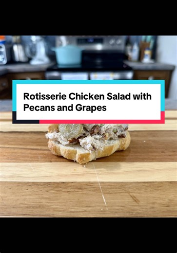 Delicious Rotisserie Chicken Salad with Pecans and Grapes