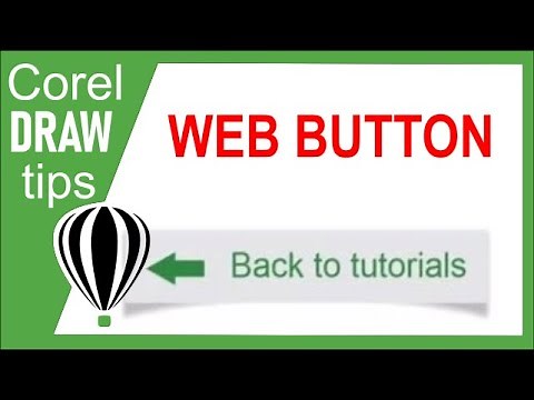 Creating a custom web button in CorelDraw