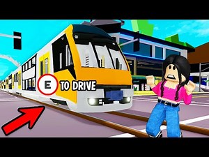 If TRAINS Were ADDED to Roblox Brookhaven UPDATE!