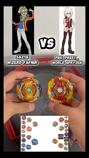 Wizerd fafnir vs world spryzen||simifinal of the tournament|| #beyblade#battle#tournment#shorts