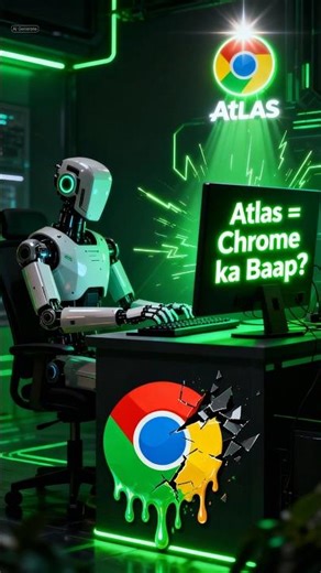 Google Chrome ka End? 🤯 Aagaya ChatGPT Atlas! #shorts