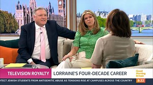 40K views · 303 reactions | The Queen of Daytime @reallorraine joins @KateGarraway and @edballs in the GMB studio ahead of this Sunday’s BAFTA Television Awards where she will receive a BAFTA Special Award to recognise her four decade career. ❤️ She says it is an 'honour' to do the job she does. | Good Morning Britain | Facebook