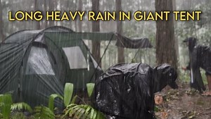 47K views · 1.8K reactions | Long Heavy Rain In Giant Tent Not Solo Camping In Long Heavy Rain. | Viral Webs | Facebook