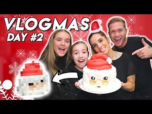 RE-CREATING EPIC CHRISTMAS CAKE CHALLENGE!! VLOGMAS DAY 2 2019