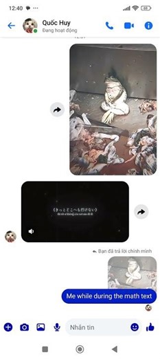 me while during the math text 💀 #message #memes #aot