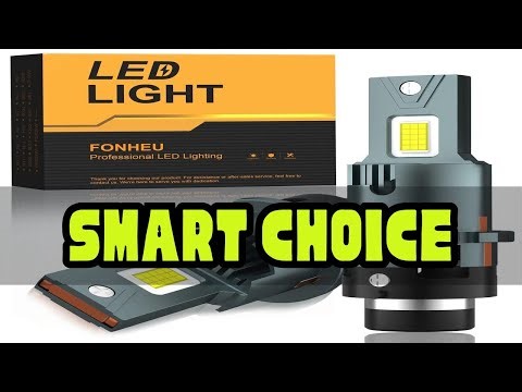 2x Brand New D2S D4S LED Headlights Canbus D2R D4R Turbo LED Auto Bulbs Two-sided 120W 6500k 30000l