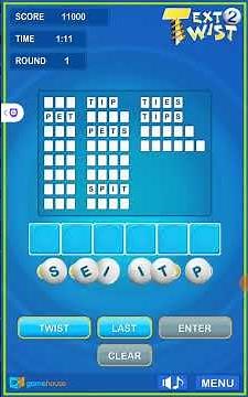 Playing Text Twist 2