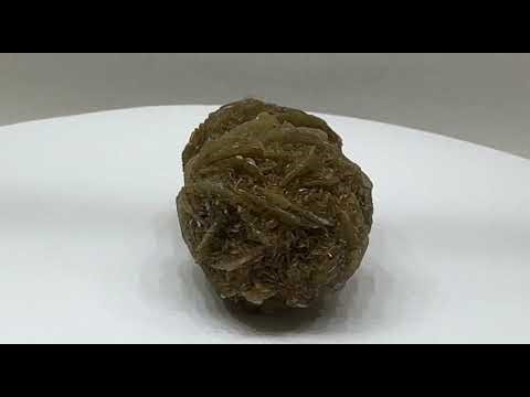 Cluster of Two Spheroidal Concretions of Gypsum Crystals 2