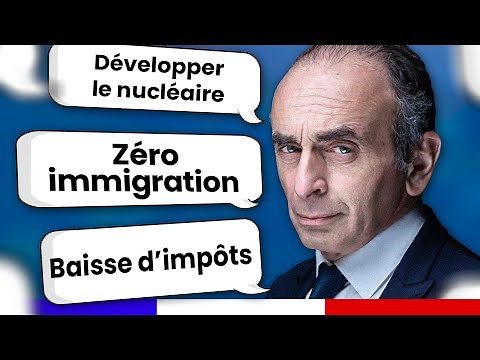 Éric Zemmour: 10 measures to understand his program (Presidential Election 2022)