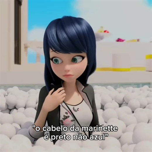 Marinette cabelo preto ou azul? Explicação do visual de Mary