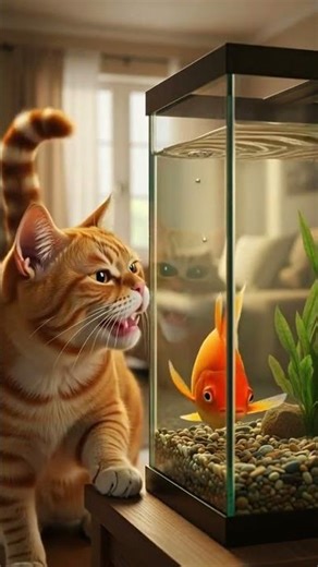 பூனையும் Gold Fish-um 😂 Ultimate Aquarium Comedy | Tamil #cartoon #animation #tamil #tamilcomedy