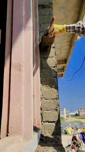 Wall corner plaster #wall #corner #plaster #design #construction | Eliyas Ali