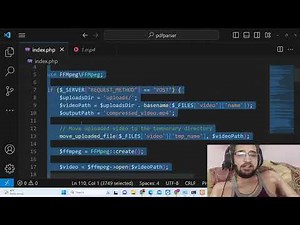 PHP FFMPEG Script to Compress Video & Change Bitrate,Resolution of Video Using HTML5 Form in Browser