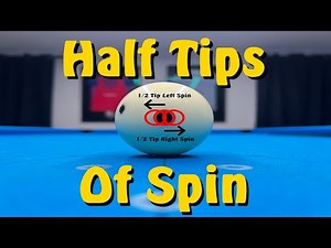 Pool Lesson: How To Apply Half Tips Of Side Spin On The Cue Ball