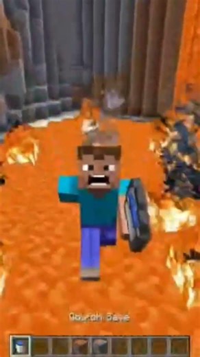 Minecraft Lava Survival: Steve vs The Fire! 🔥