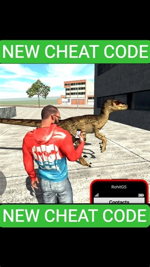 Indian Bike Driving 3D New Cheat Code 😬🦖 || velociraptor Cheat Code #shorts​ #indianbikedriving3d