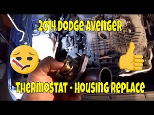 2014 Dodge Avenger Thermostat and housing replace