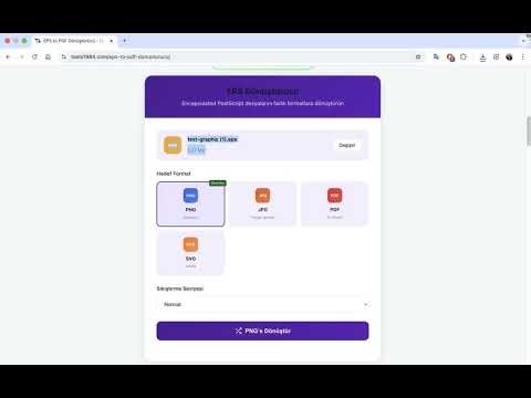 EPS to PDF Dönüştürücü | Adobe EPS Vektör Dosyalarını PDF Formatına Ücretsiz Çevirin