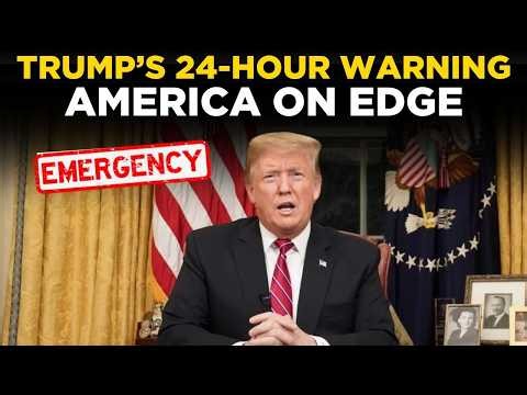 DONALD TRUMP LIVE: Trump Speaks Now as 24-Hour Emergency Announcement Puts America on Edge | US News