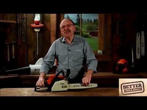 STIHL Better Tips: How to correctly tension the chain on your chainsaw