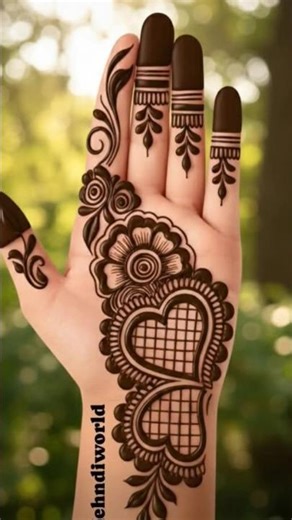 Simple mehandi design # heena # mehandi #simple.....