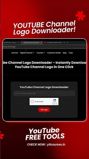 YOUTUBE Channel Logo Downloader 🔥🔥 FREE YouTube TOOL | YTL Courses #youtube #viral #shorts