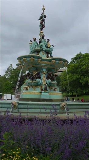 The Ross Fountain at the foot of Edinburgh Castle