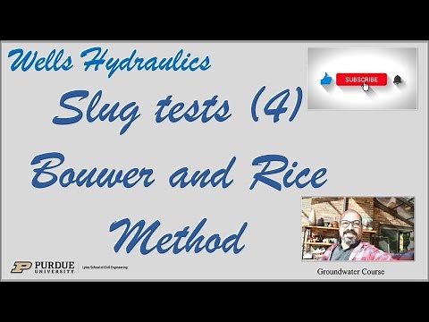 Wells: Slug tests (4): Bouwer and Rice Method