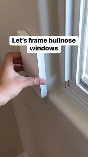 132K views · 681 reactions | Adding trim around a window can completely elevate the look of the window. Learn how to trim a window with bullnose or rounded corners.LINK in the comments⤵ #HomeDecorIdeas #CreativeHome #FunctionalDesign #DIYInspiration #HouseProjects | The DIY Life with Anika | Facebook