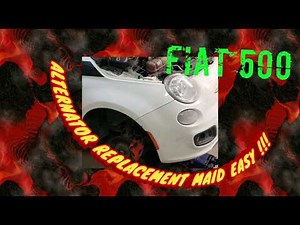 Smontare alternatore della Fiat 500