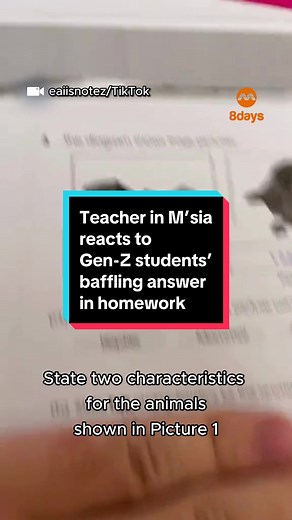 Teacher in Malaysia Reacts to Gen-Z Students' Baffling Answers in Homework