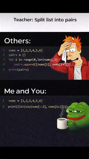 python zip save for later #python #programming #coding #quiz #memes #pythonprogramming