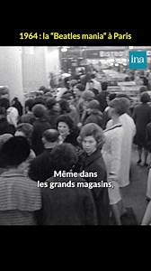 55K views · 644 reactions | Janvier 1964, la Beatles mania s’empare de Paris  ⏪Il y a 60 ans, alors que les Beatles donnent une première série de concerts à l’Olympia, les perruques imitant leurs coiffures s’arrachent dans les grands magasins. | INA | Facebook