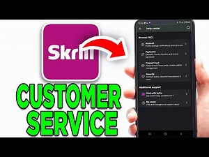 How To Contact Skrill Customer Service! - Tutorial