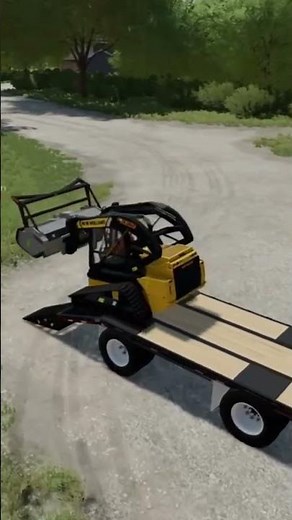 Clearing bushes for the next build. #fs22 #farmingsimulator22 #farmingsimulator