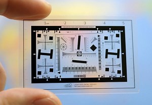 µChart optic test card lets you check your phone camera, lenses, and other optics