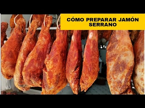 COMO PREPARAR JAMON SERRANO/ESTILO DEGUSTANDO LA VIDA