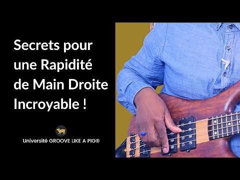 Cours de Basse Débutant ✅ Technique Main Droite - Comment Jouer Rapidement à la Basse 🎸