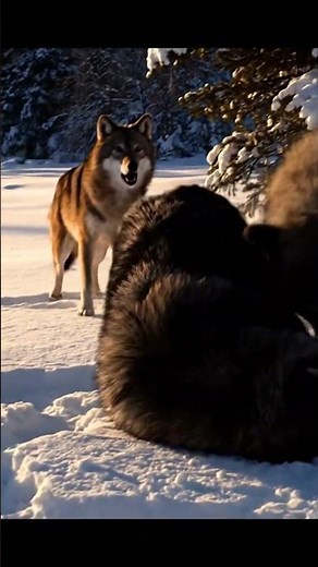 Two Alpha Wolves Fight to the Death for a Female – Mating Season Raw Footage