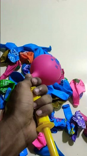 Color Balloons Inflating in Slow Motion 🌈”