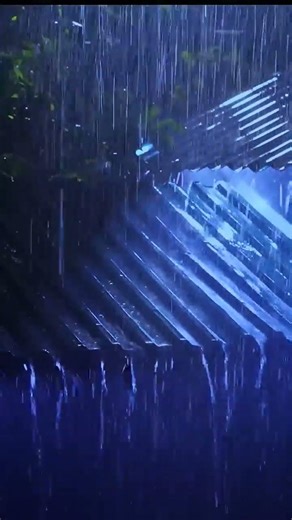 Sleep Instantly with Heavy Rain & Very Strong Thunder on Tin Roof #rain #rainoundforsleep #rainsound
