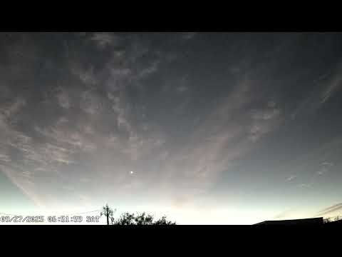 09/27/25 Sunrise - Lake Alan Henry Weather - Texas