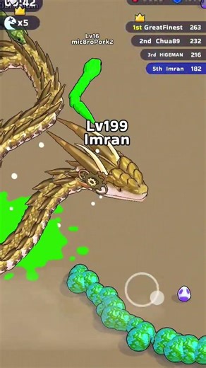 🐍Snake clash final boos 🪱fight win snake clash mod apk#snakeio☠️ #gaming #gamergirl😈