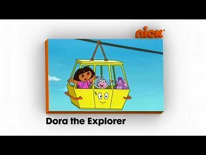 Nickelodeon Rebrand 2009 - Navigation Bumpers: Next: Dora - More: Back at the Barnyard