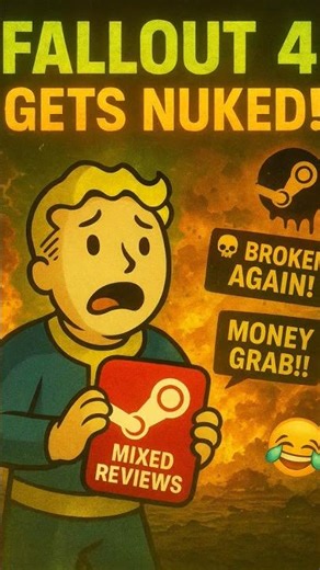 Fallout 4 CRUSHED by Negative Reviews After Anniversary Edition Drop?