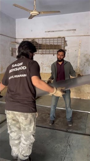 Dangerous Pedestrian bridge repaired by the Fixit Team in Banaras, Metroville, Karachi