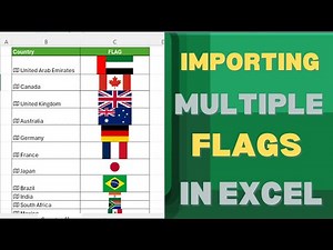 How to Import Country Flags Automatically in Excel