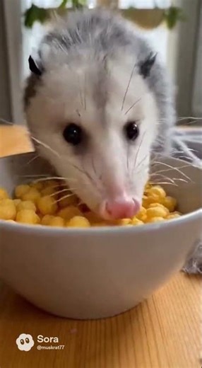 Big Rat Eating Cereal 🐭🐭🐭 #Shorts #Funny #Video