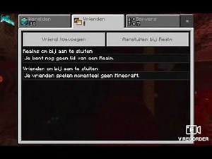 Hoe je vrienden toevoegt op minecraft (werkt niet meer)