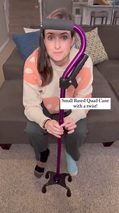 I love a twist on a classic! This small based quad cane works well as a supportive cane but also adds additional support with a fold down handle for sit to stand leverage! The extra support can make a huge difference for those who struggle to stand from low or soft surfaces! Link in bio! #occupationaltherapy #otstudent #physicaltherapy #ptstudent #homehealth #homehealthcare #caregiversupport #carepartner #arthritis #arthritisrelief #rheumatoidarthritis #mobilityaids #helpfultips #fbreelsfypシ゚ | 